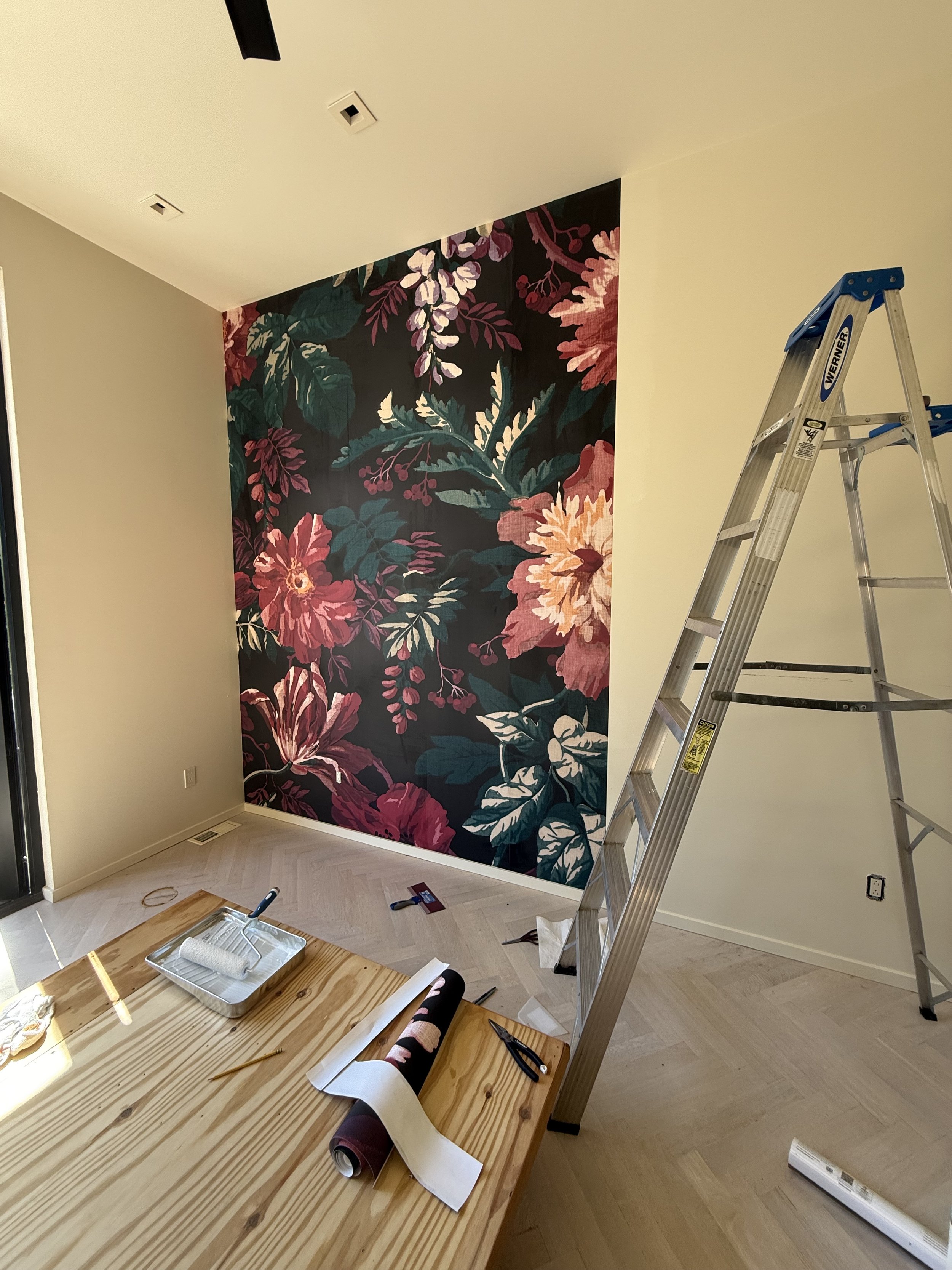 Wallpaper installation project 1