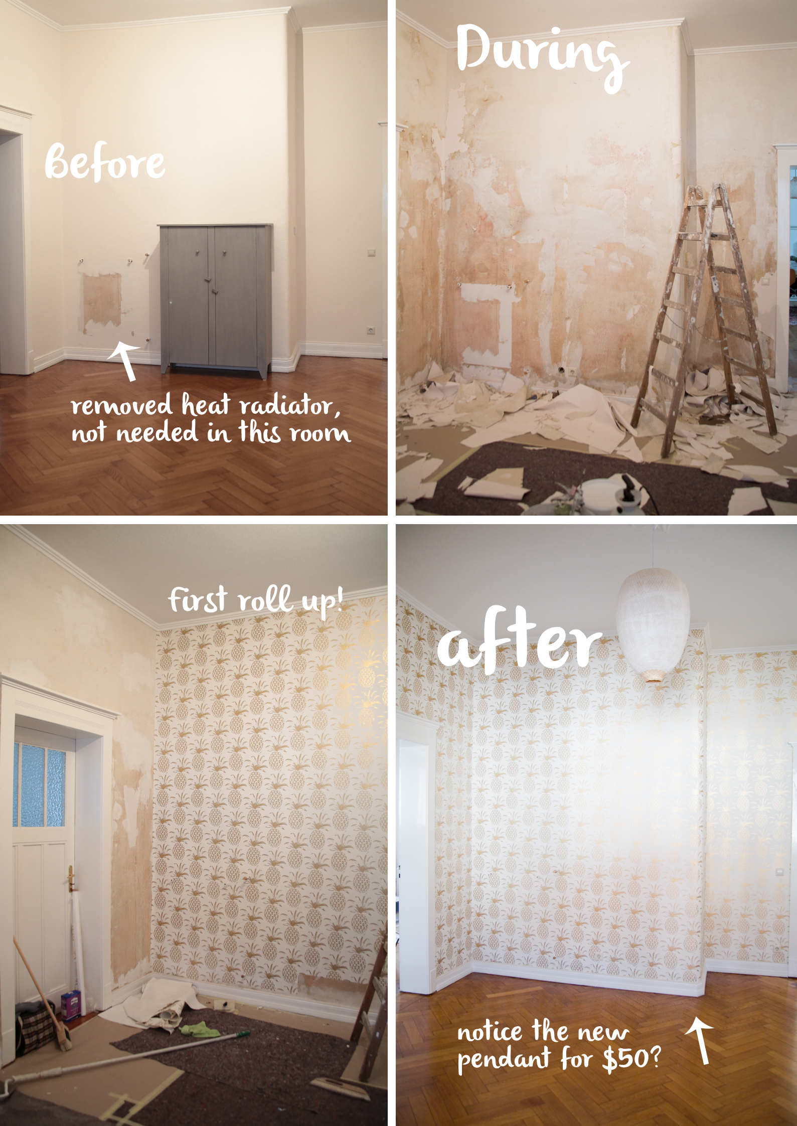 Wallpaper installation project 4